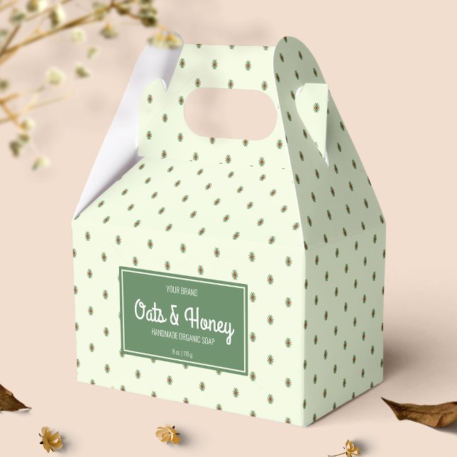 Elegant Retro Grönt Soap Pub Box Förpackning Presentaskar (Skapare uppladdad)
