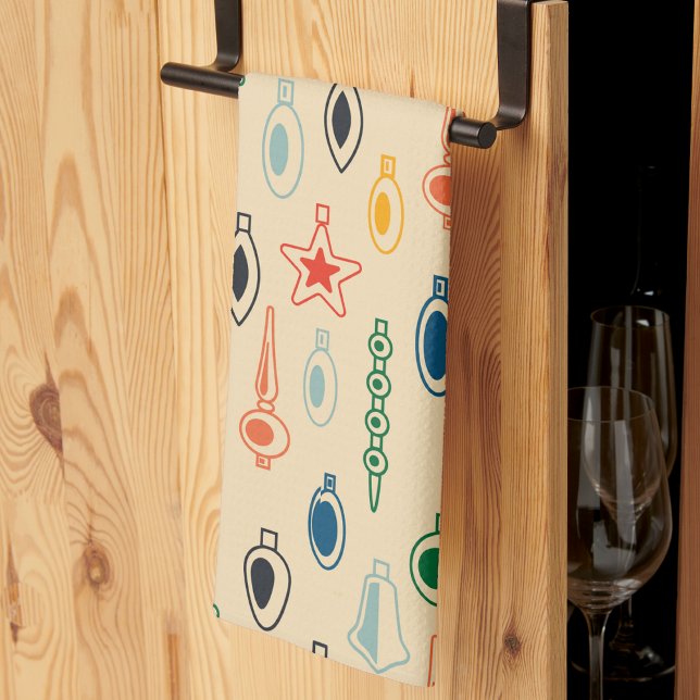 Elegant Retro-jul Kökshandduk (Skapare uppladdad)