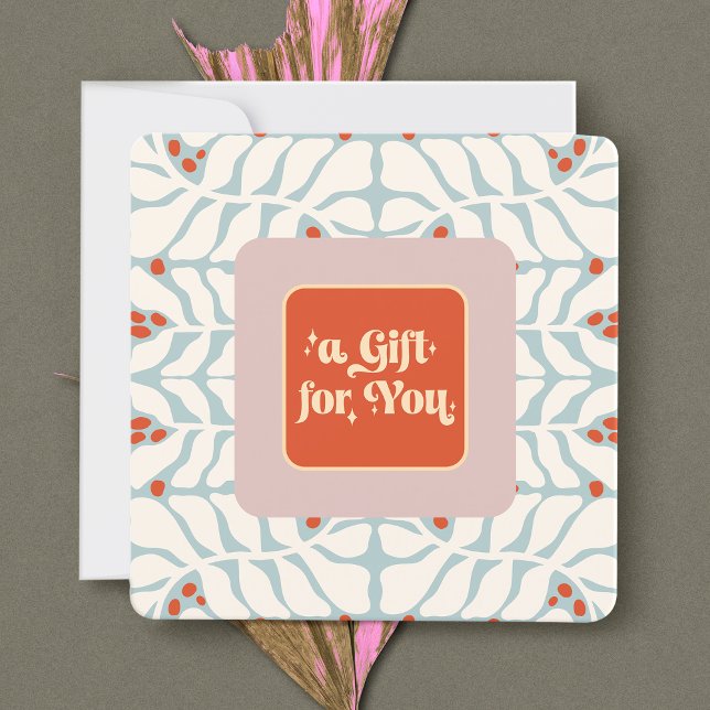 Elegant Retro-julcertifikat (Skapare uppladdad)