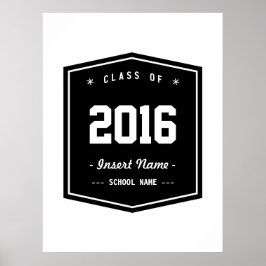 Elegant Retro Klass Poster