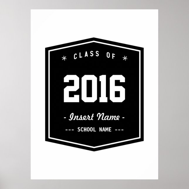 Elegant Retro Klass Poster (Framsidan)