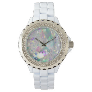 Elegant Rhinestone Monogram Watch Armbandsur