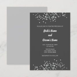 Elegant Rhinestones bröllopsinbjudan Inbjudningar