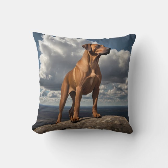 Elegant Rhodesian Ridgeback Dekorativ kudde (Framsida)