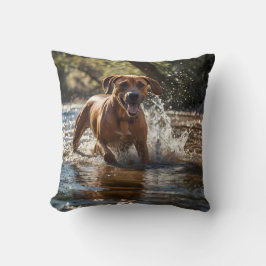 Elegant Rhodesian Ridgeback Dekorativ kudde