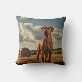 Elegant Rhodesian Ridgeback Dekorativ kudde