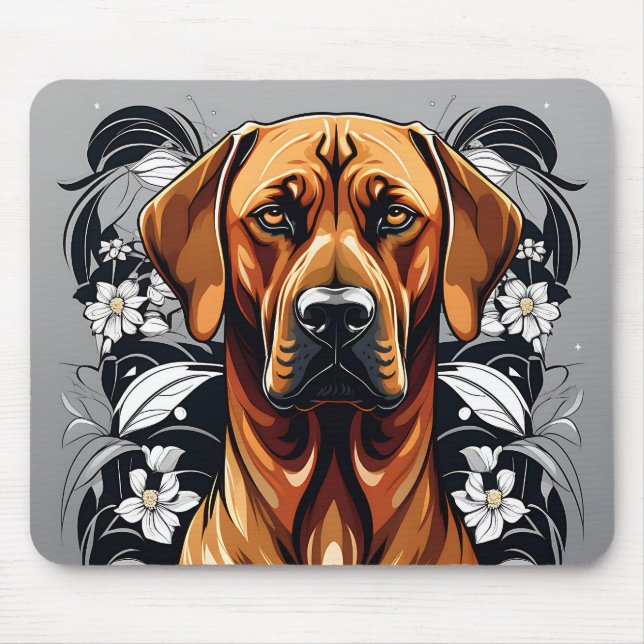 Elegant Rhodesian Ridgeback Hund Musmatta (Framsidan)