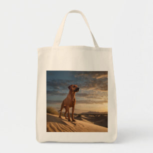 Elegant Rhodesian Ridgeback Livsmedel Tote Tygkasse