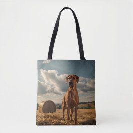 Elegant Rhodesian Ridgeback Shoulder Tote Tygkasse