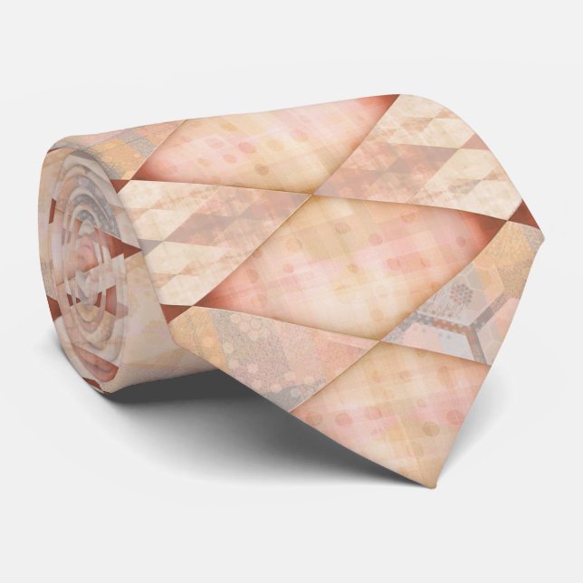 Elegant Rhombus Orange Design Slips (Rullad)