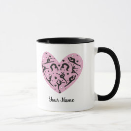 Elegant Rhythmic Gymnastics Personalized Mug Mugg