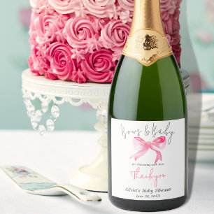 Elegant Ribbon Rosa Bows and Flicka Baby Shower