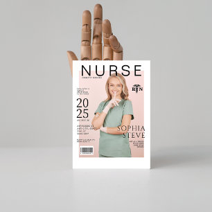 Elegant RN-sjuksköterskefoto studenten Inbjudningar