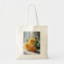 Elegant Ro Bild Tote Bag Tygkasse