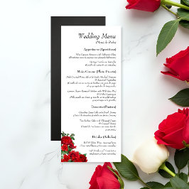 Elegant Ro Bilingual Flat Menu-kort Meny