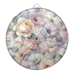 Elegant Ro Blommar Darttavla