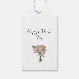 Elegant Ro Blommigt Mors dag Party Brunch Presentetikett