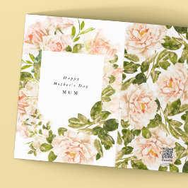 Elegant Ro Blommigt Romantik Mors dag Kort