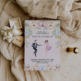🌸 Elegant Ro Bröllop: Ett tidslöst Romantik Inbjudningar