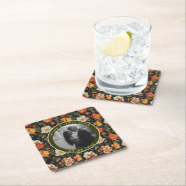 Elegant Ro Bröllop Underlägg Finare Papper Kvadrat