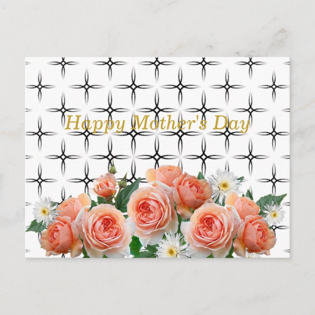 Elegant,Ro & Daisy,Geometrisk Vykort (Framsida)