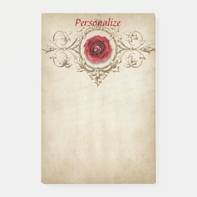 Elegant Ro Diamond Anpassa Post-it Block (Framsida)