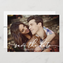 Elegant Ro-fotospara datum Inbjudningar