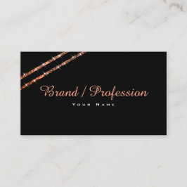 Elegant Ro Glitter Gnistra Stars Black Visitkort