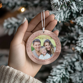 Elegant Ro Glitter Guld, fotometall Julgransprydnad Keramik