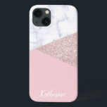 Elegant ro glitter guld, vit marmor rosa<br><div class="desc">Snyggt och elegant: geometrisk faux ro guld glitter,  vit marmor och färg rosa.</div>