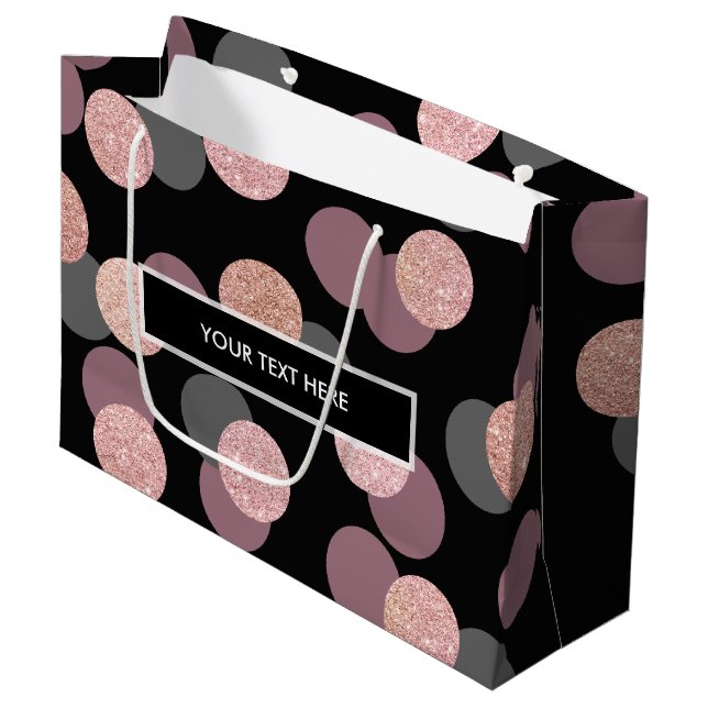 elegant ro glitter pastellkonfektyr rosa (Framsidan Vinklad)