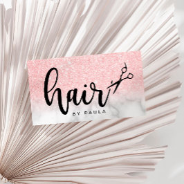 Elegant ro glitter-saxar visitkort