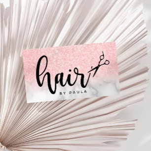 Elegant ro glitter-saxar visitkort