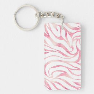 Elegant Ro Glitter Zebra White Animal Print