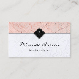 Elegant Ro Grått Marble Affärskort Guld Visitkort