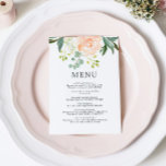 Elegant  Ro & Grey Blommigt Bröllop Menu Meny<br><div class="desc">*** Ange H054 i butikssökningen för att hitta alla matchande objekt *** Eller gå till vår Elegant Ro & Grey Blommigt Collection. *** Den här högkvalitativa designen är enkel att anpassa för att matcha bröllop färg, stilar och tema. Om du vill göra ytterligare anpassningar klickar du på länken "Redigera med...</div>