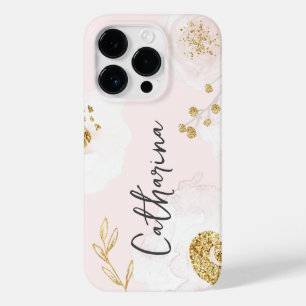 Elegant Ro Guld Blommigt Pastel Watercolor