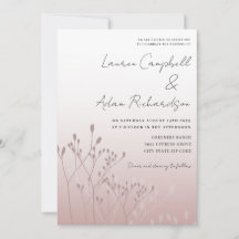 Elegant Ro Guld Botaniska Bröllop