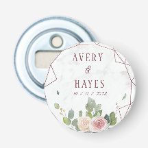 Elegant Ro Guld Geometric Bröllop