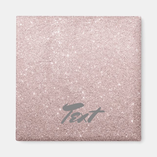 elegant ro guld glitter magnet (Framsidan)