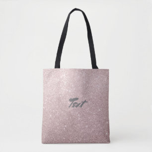 elegant ro guld glitter tygkasse