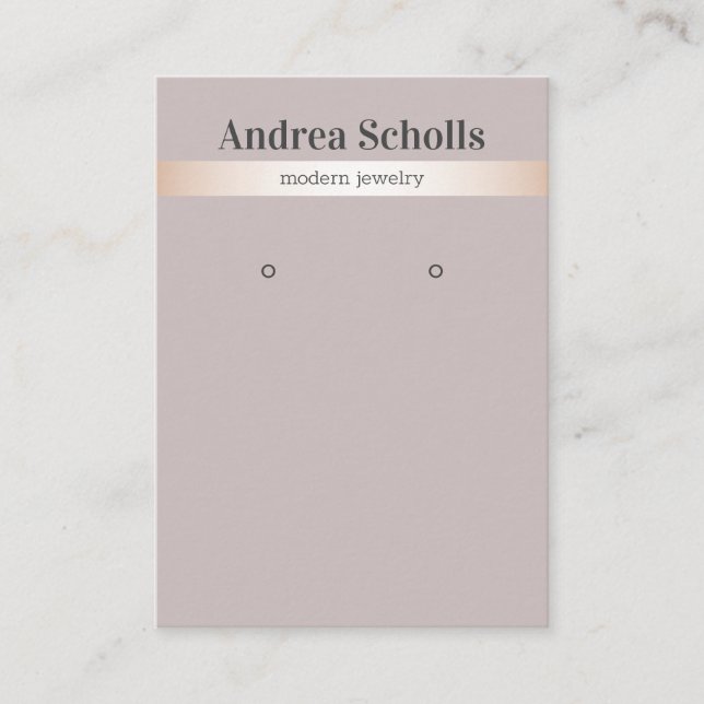 Elegant Ro Guld, judisk avläsning Visning Visitkort (Framsida)