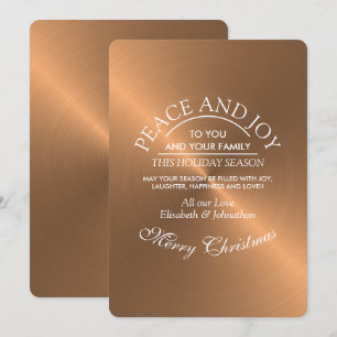 Elegant Ro Guld jul Julkort