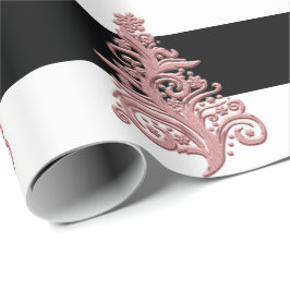 Elegant Ro Guld Julgran mönster Presentpapper