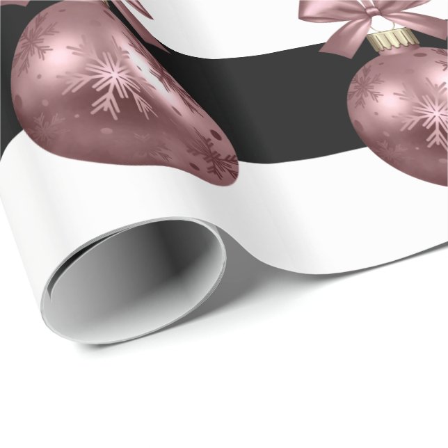 Elegant Ro Guld, julprydnad Mönster Presentpapper (Rullad Hörn)