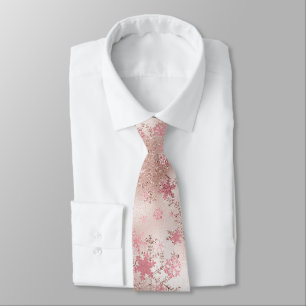 Elegant ro guld, jultomte Mönster Slips