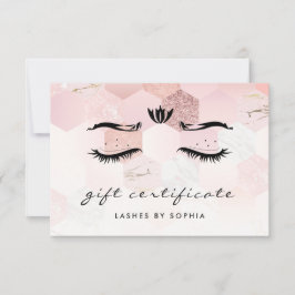 Elegant Ro Guld Lash Gift Certificate