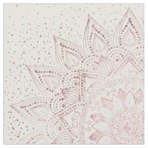 Elegant ro guld mandala conetti design tyg