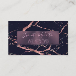 Elegant Ro Guld Marble Affärskort Visitkort