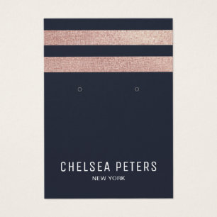 Elegant Ro Guld på marktäckningskort för Visning a Visitkort